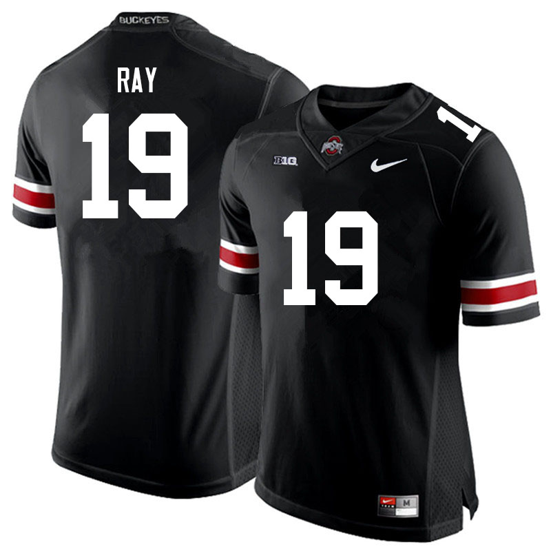 Men #19 Chad Ray Ohio State Buckeyes College Football Jerseys Sale-Black